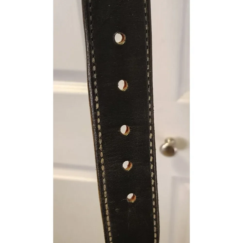 Black‎ Leather Belt 42
